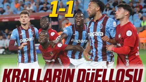 Gaziantep FK, Trabzon deplasmanından 1 puanla döndü